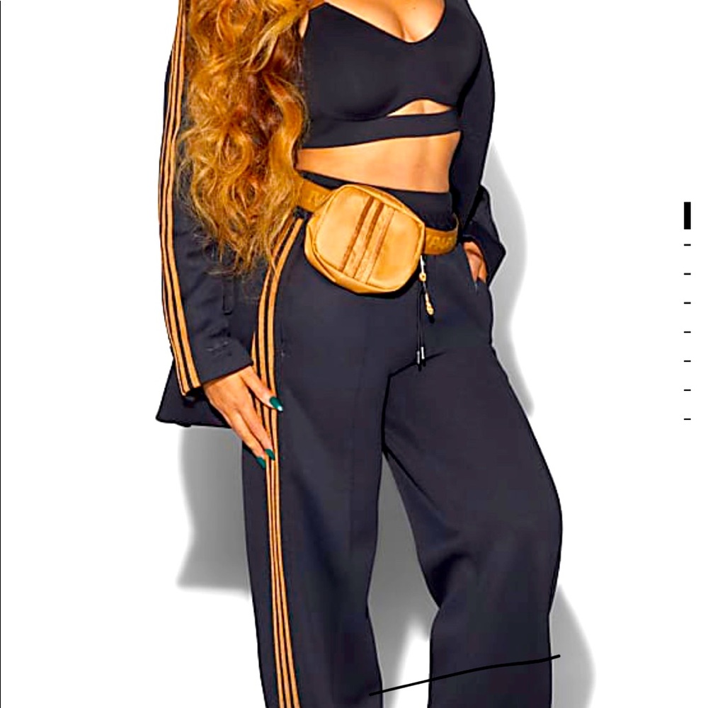 Ivy Park x Adidas black pack drip 2.2 suit pants